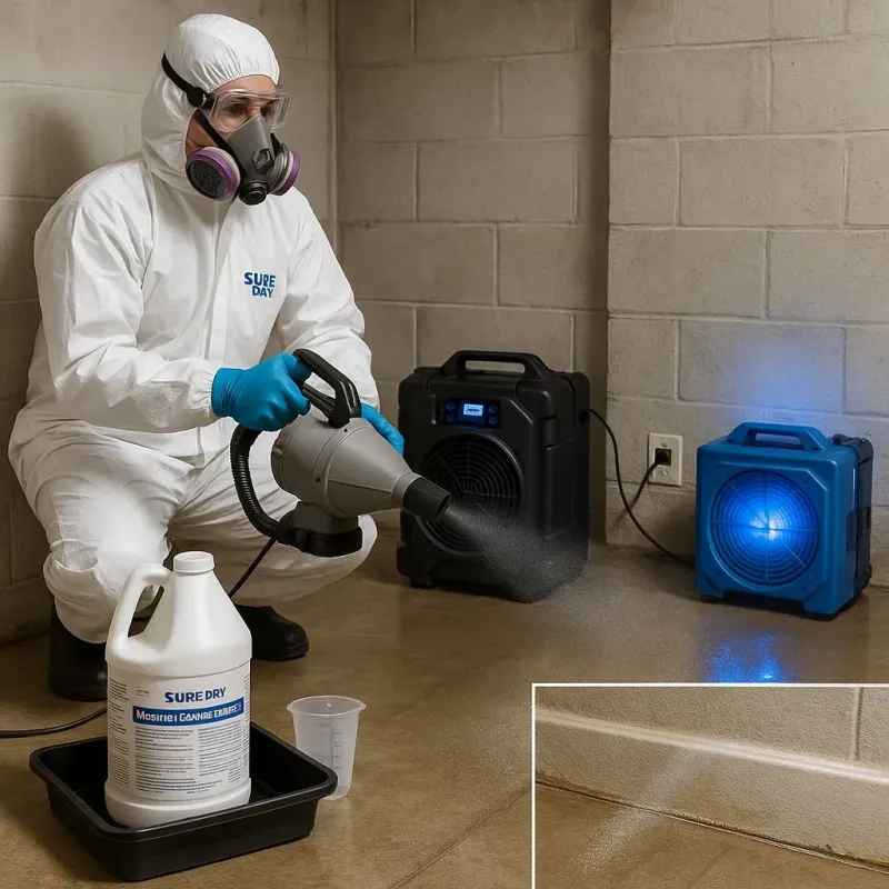 Sanitization and Odor Removal process in Panorama Village, TX