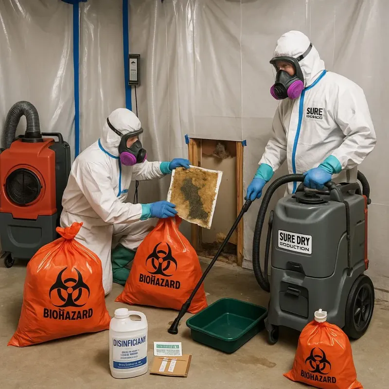 Contaminated Water Handling Protocols process in Panorama Village, TX