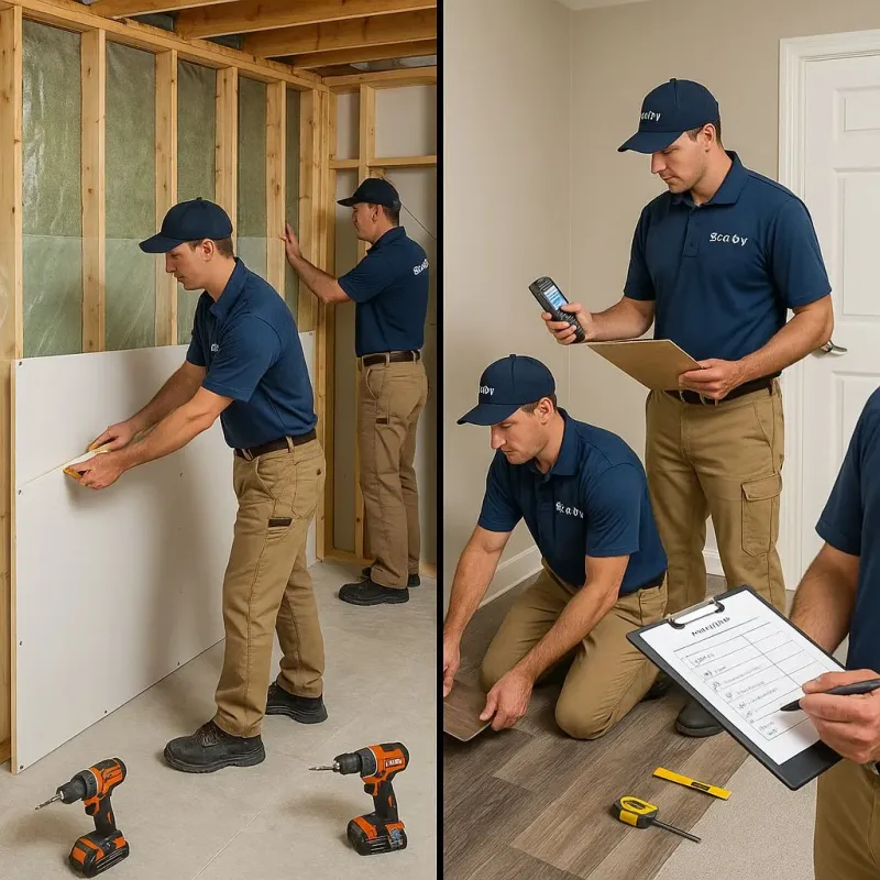 Repairs and Reconstruction process in Panorama Village, TX